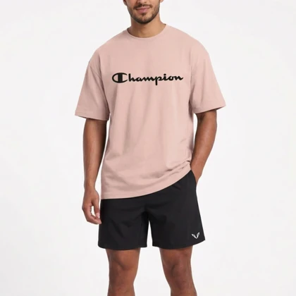 تیشرت اورسایز نخی مردانه زنانه 1991 مدل champion TS19131