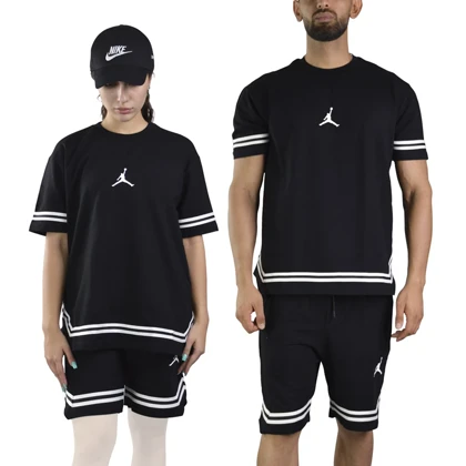 ست تیشرت و شلوارک اسپرت جردن مدل CMP-3F0957 مشکی