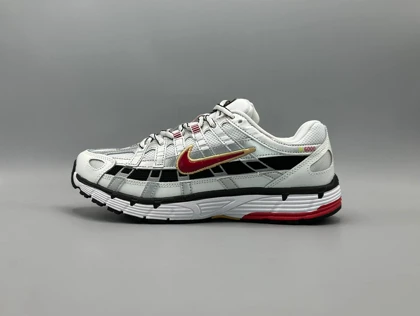 کتانی نایکی P6000 طوسی مشکی قرمز/Nike