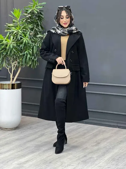 پالتو بلند شش دکمه