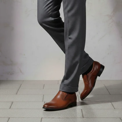 کفش رسمی مردانه مدل Dena-عسلی