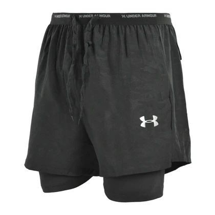 شلوارک کشاله دار ورزشی مردانه آندر آرمور مدل Heat Gear-2334 چریکی مشکی