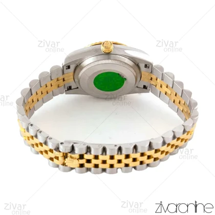 ساعت رولکس دیت جاست زنانه صفحه سرمه ای مدیوم 103862