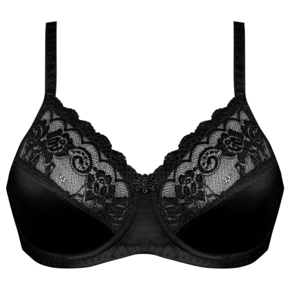 سوتین مشکی فنردار گیپور برند پانیذ کد 44400