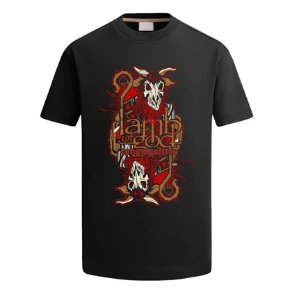 تیشرت طرح لمب آو گاد lamb of God کد 06