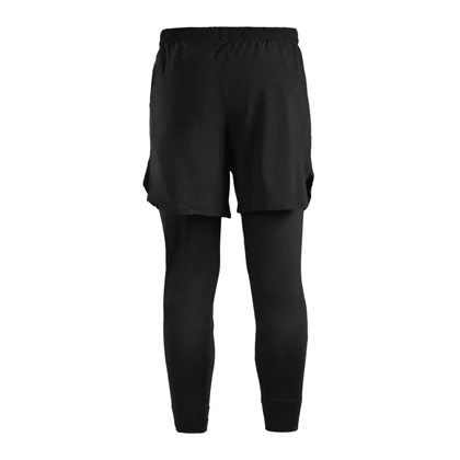 شلوارک و لگ سرهمی مردانه نایک مدل GMS-Run 1M850 مشکی