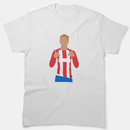 تیشرت ورزشی اتلتیکو مادرید | تیشرت Atletico madrid طرح Minimalist Griezmann کد 144767