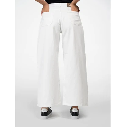 شلوار کتان زنانه واید لگ قد 110 زنانه CL3201