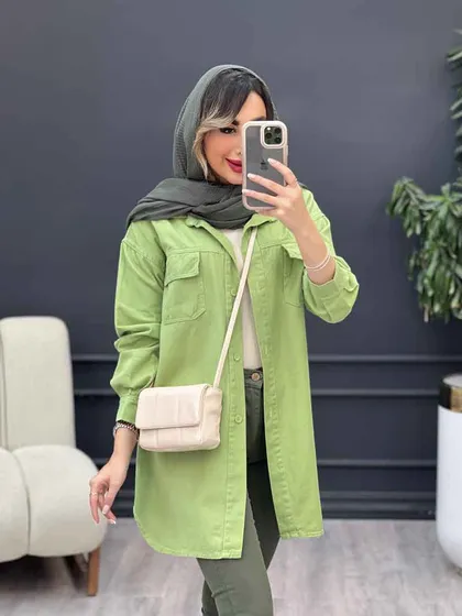 مانتو برش‌دار دو جیب سلما