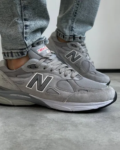 کتانی نیوبالانس رنگ طوسی 990 NB