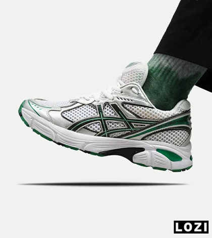 کفش کتانی مردانه سفید سبز ASICS GT-2160