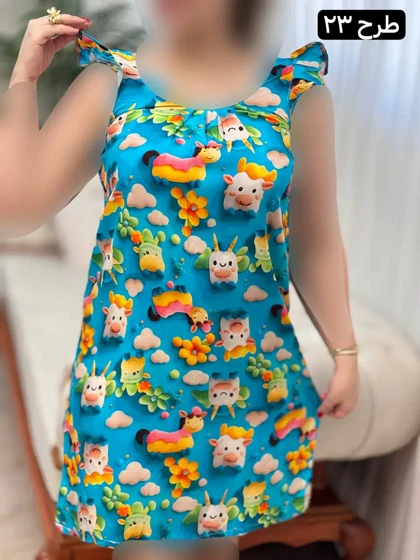 پیراهن نخی سه بعدی 2909