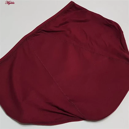 شورتکس زنانه ال کیم مدل دولایه زرشکی کد 4920-489