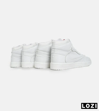 کفش کتانی ساق‌دار سفید مردانه NIKE travis scott