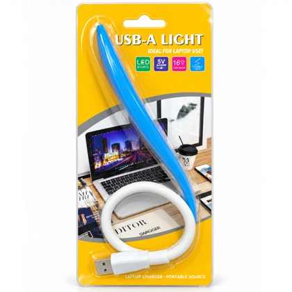 چراغ مطالعه USB مدل T-001 با نور LED و قابلیت تنظیم زاویه