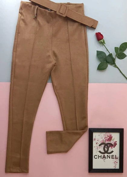 شلوار سوئیت کمربنددار کد 40109