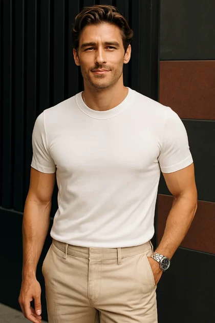 فیت شرت پارچه کبریتی فول کش