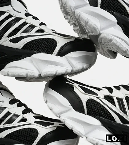 کفش کتانی مردانه و زنانه مشکی سفید ADIDAS performance x9000l4