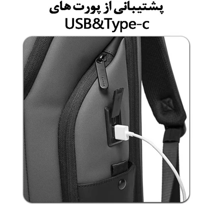کیف اورجینال بنج BANGE مدل 7267 کوله پشتی لپ تاپ 15.6 اینچ