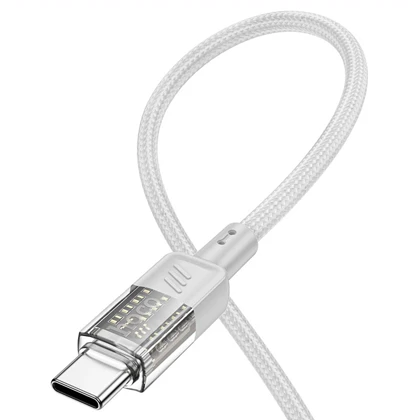 کابل تایپ سی هوکو HOCO مدل U129 Spirit شدت جریان 3 آمپر 1.2 متر