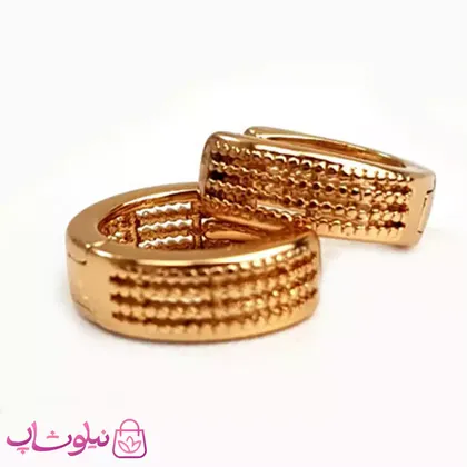 گوشواره حلقه‌ای کوچک زنانه ژوپینگ