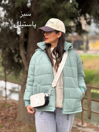 کاپشن کلاهدار آرشیدا ( ارسال رایگان )