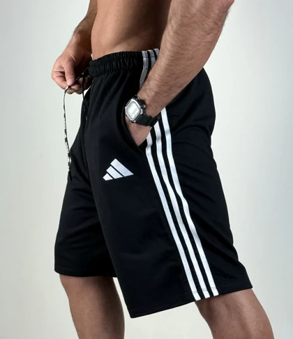 شلوارک طرح ADIDAS بگ مشکی