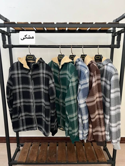سویشرت چهارخونه کلاهدار 6103