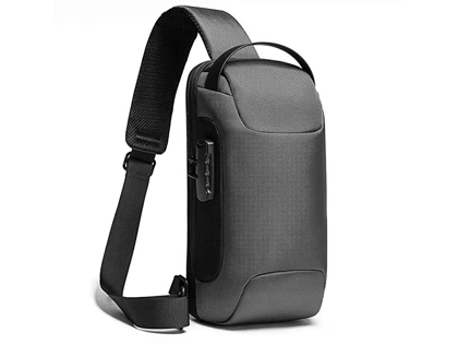 کیف کراس بادی مردانه بنج اصل BANGE BG-22085 رمز دار با پورت USB
