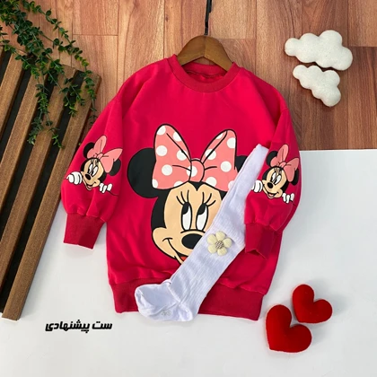 تونیک دخترانه مدل مینی موس