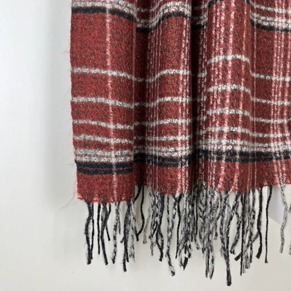 شال پاییزه موهر چهارخانه لمه 20507