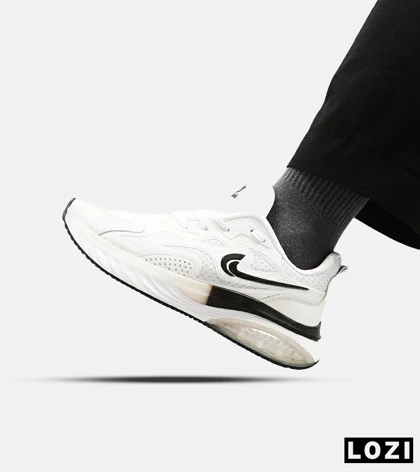 کفش کتانی مردانه سفید مشکی Nike air max pluse