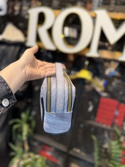 شوزبگ دستی چرم طبیعی لیزار