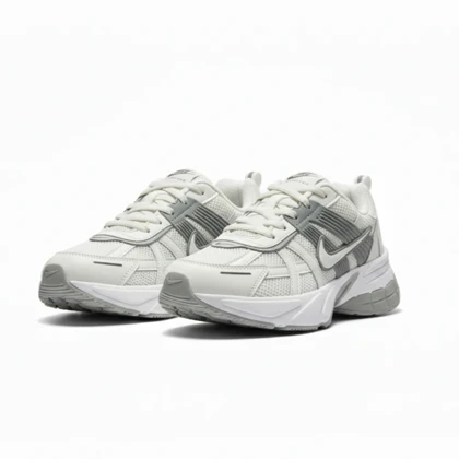 کفش کتانی نایک V2K Run سفید طوسی کد 294988