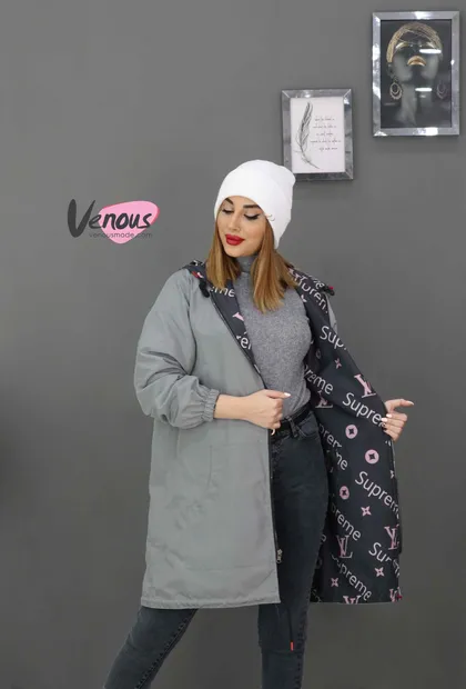 بارانی دورو طرحدار