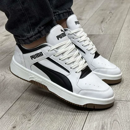 کفش و کتانی مردانه مدل پوما PUMA رنگ سفید مشکی