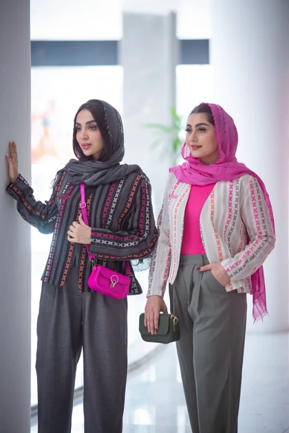 مانتو کت کنفی سجاف جیب هلال