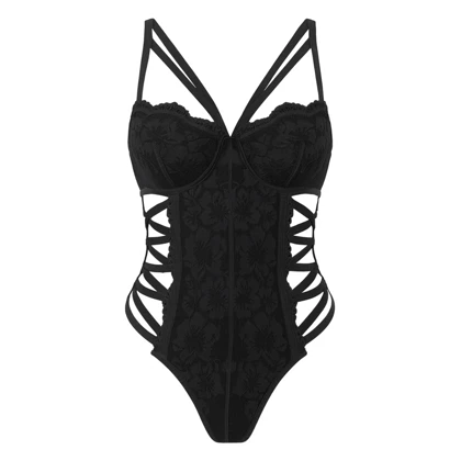 بادی فانتزی رنگ مشکی برند سولین کد 1115