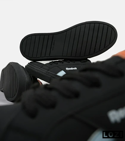 کفش کتانی کلاسیک مشکی آبی Reebok Classic Leather Review