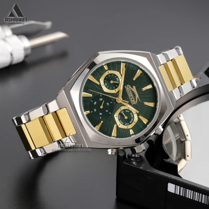 ساعت اسلازنجر صفحه سبز Slazenger SL.09.2346.2.01