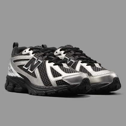 نیوبالانس 1906 مشکی نقره ای New Balance 1906R The Basement Night Chrome