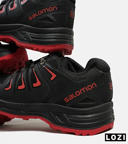 کفش کتانی کوهنوردی مشکی قرمز مردانه و زنانه 4 Salomon Xultra