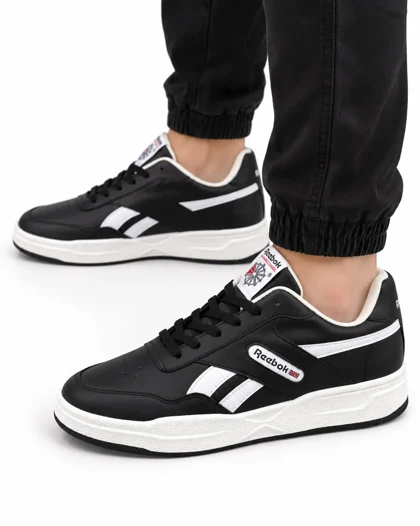 کفش کتانی مردانه مدل ونس ریبوک مشکی سفید Reebok