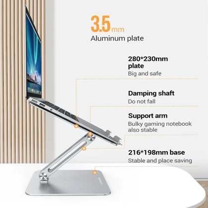 پایه نگهدارنده لپ تاپ و مک بوک یوگرین مدل 40291 LP339