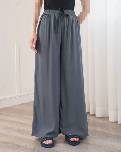شلوار نخی ساده رنگی کد 29841