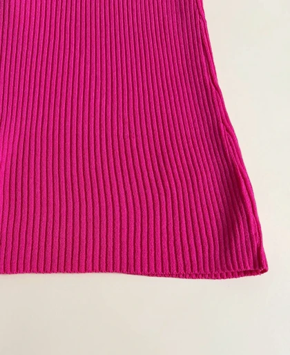 تاپ یقه گرد ساده کبریتی کد2484