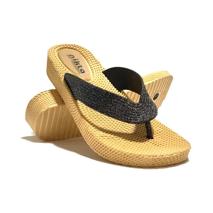 دمپایی لاانگشتی زنانه نیکتا مدل 12A کد RS-BK-132