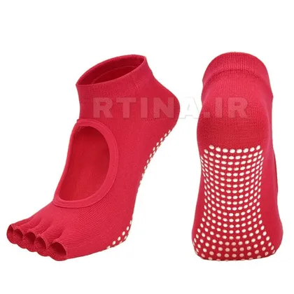 جوراب ورزشی بدون انگشت ژله ای مدل RTS52
