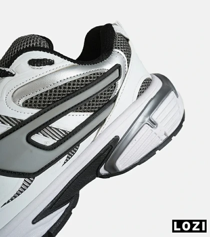 کفش کتانی مردانه سفید طوسی DIESEL S-SERENDIPITY SPORT مدل 7718