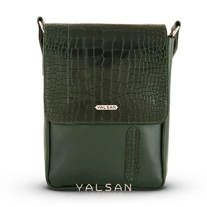 کیف دوشی چرم یلسان مدل ماهان کد 010-PRM